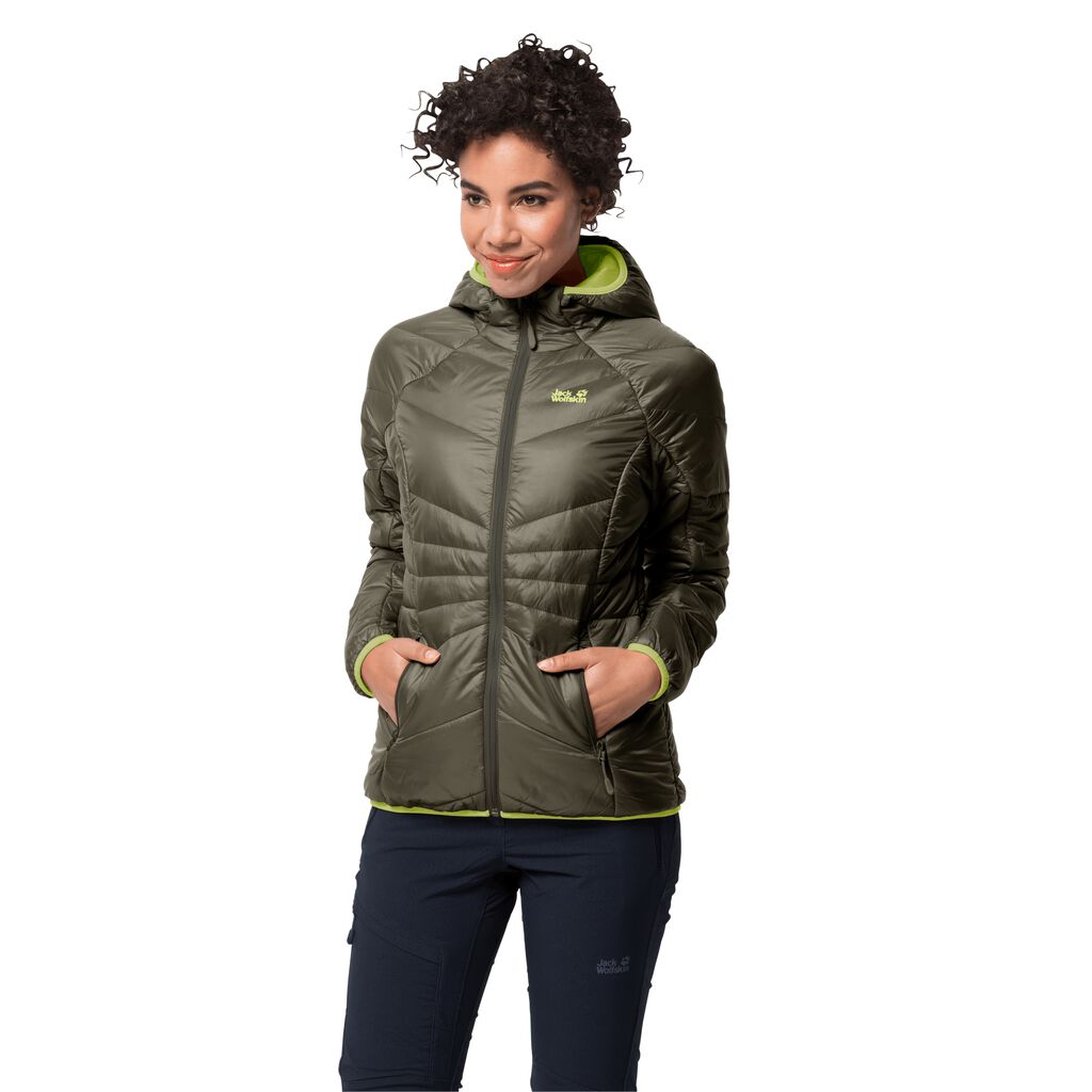 Jack Wolfskin ARGON HOODY Vestes Femme Gris - OABZHXS-24